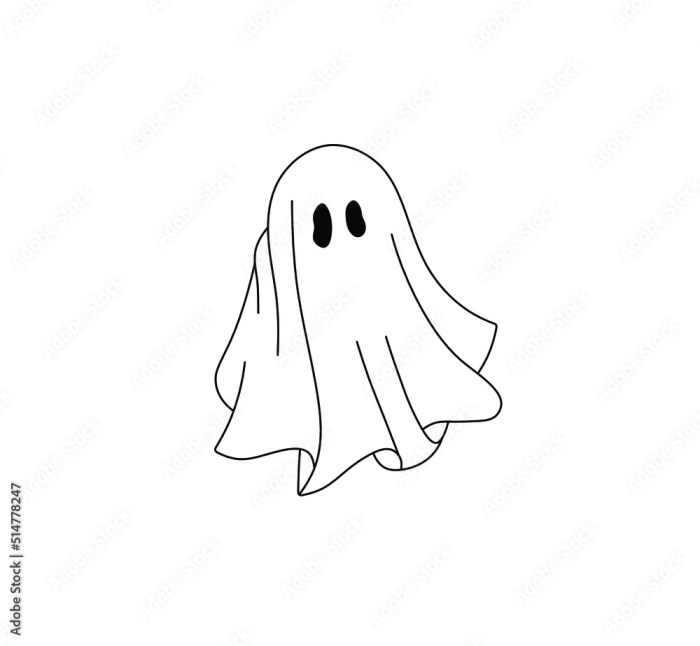 How to make a sheet ghost decoration