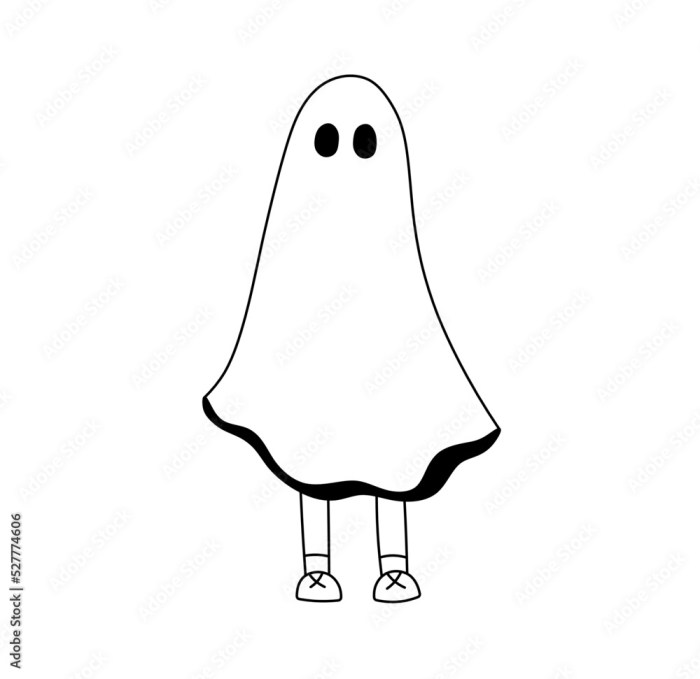 How to make a sheet ghost decoration