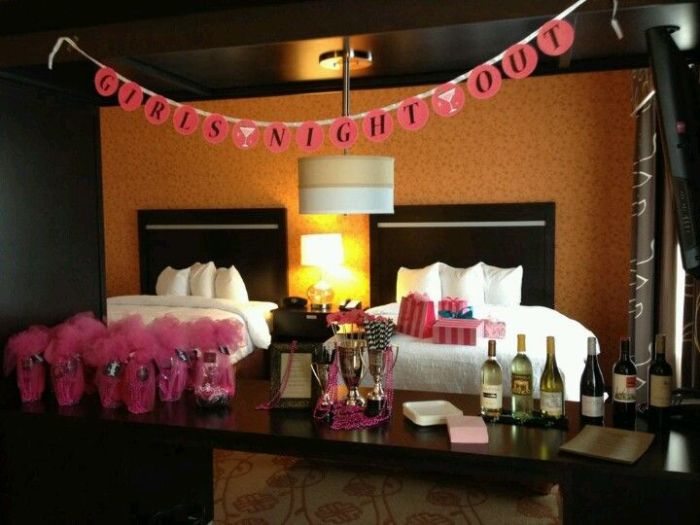 How to decorate hotel room for bachelorette party