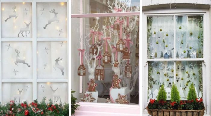 How to decorate apartment window for christmas