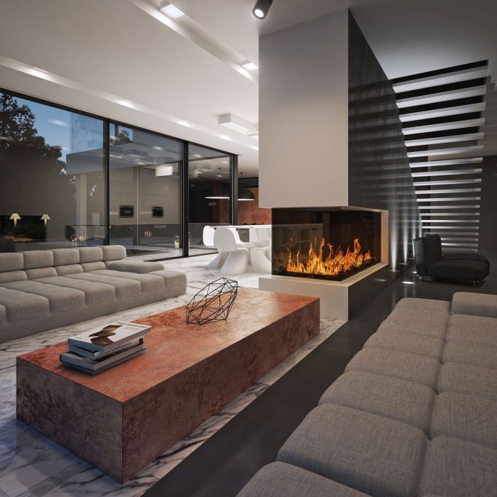 Living room modern ideas contemporary gray