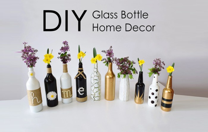 How to make bottle decoration