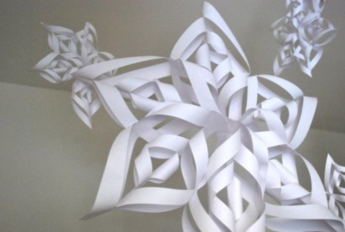 How to make snowflake decoration