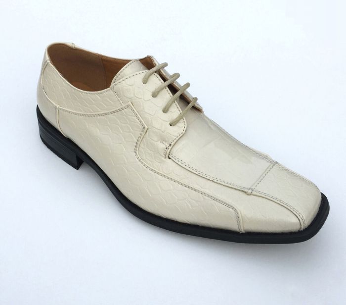 Yellow men's dress shoes