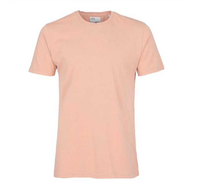 Peach color men's dress shirt